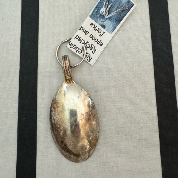 Super fun and unique silver spoon on a key ring- so many uses- see pic 4 deets! - Picture 1 of 4